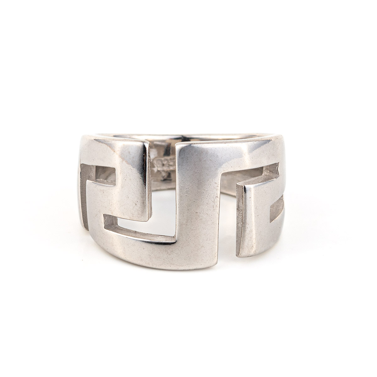 Lab Created Opal Inlay Meander Greek Key Pattern Wraparound Ring 925 Sterling Silver Sizes 5-10 Lab Created Opal Inlay Meander Greek Key Pattern Wraparound Ring 925 Sterling Silver Sizes 5-10