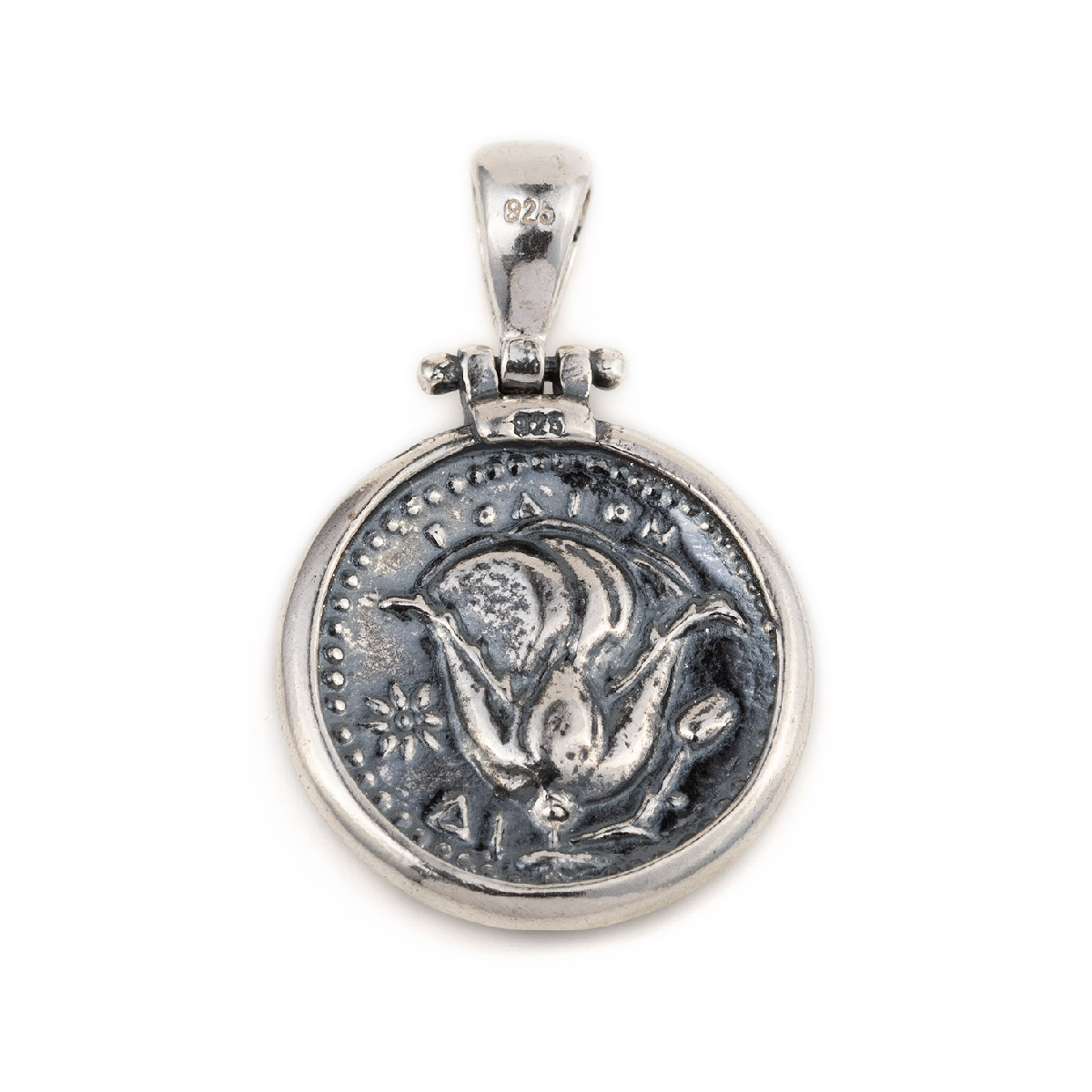 God Apollo Coin Pendant - GREEK ROOTS Ancient Greek Jewellery